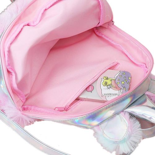  Starte Small Mini Coin Purse Messenger Bag Crossbody Satchel for Kids Girls,Mermaid Sequin Bling Bag for Girls Backpack,Pink