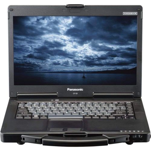 파나소닉 Refurbished Panasonic CF-53 Toughbook Rugged Laptop - 14 Touchscreen - Core i5 (Turbo Boost up to 3.2GHz) New Huge 1TB Solid State Drive - 16GB RAM - Windows 10 Pro + MS Office - W