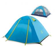 Vinqliq 2 3 4 Person Double Layer Waterproof Windproof Camping Tent Skylight 3 Season Aluminium Rod for Travel Hiking Hunting Fishing Mountaineering Backpacking