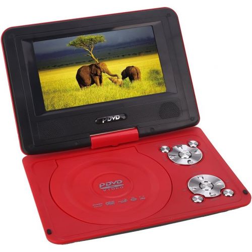  Hanbaili Ultra-Thin HD 7.8 inch Mobile DVD Video Player with Portable EVD Player 270 Degree Rotation