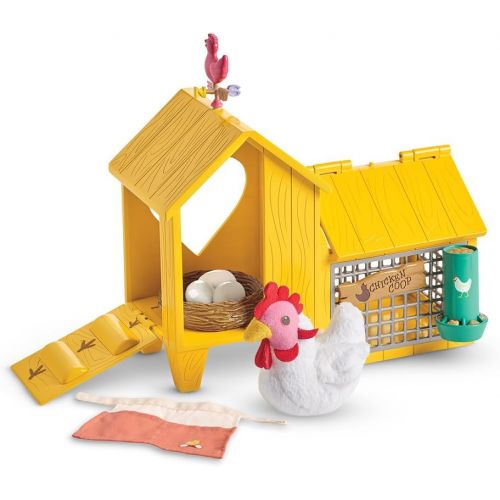 American Girl Welliewishers Chicken & COOP Doll Accessories