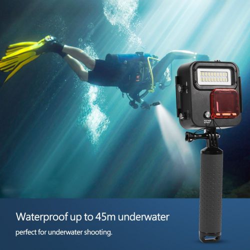  Acouto Waterproof Underwater Video Fill Light Diving Light for Hero Sport Cameras