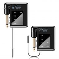 Donner Rechargeable Wireless Guitar System DWS-2 Digital Guitar Bass Audio Transmitter Receiver