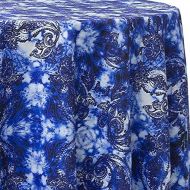 Ultimate Textile Armado 90-Inch Round Patterned Tablecloth