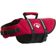 Travelin K9 Premium Red Neoprene Dog Life Jacket, Reflective, Bouyant
