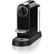 Nespresso CitiZ Original Espresso Machine with Aeroccino Milk Frother Bundle by DeLonghi, Black