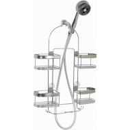 ZPC Zenith Products Corporation Zenna Home E7546STBB, Expandable Over-the-Showerhead Caddy, Stainless Steel