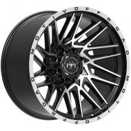 Motiv Offroad 424MB MUTANT BLACK Wheel with Gloss (0 x 12. inches /5 x 112 mm, -44 mm Offset)