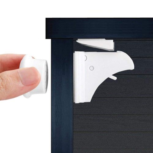  Deftget deftget Safety Cabinet Lock Baby Proofing Kit 10 Piece - Adjustable Child Safety Cabinet Locks, Table...