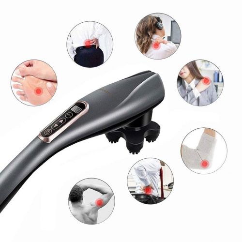  Lana Handheld Massager Back and Neck 120 Various Percussion Massagers for Muscle Handheld Deep Tissue Cordless and Rechargeable Stress Relieving Fatigue