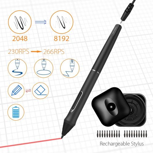  XP-PEN Artist22 Pro Drawing Pen Display 21.5 Inch Graphics Monitor 1920x1080 FHD Digital Drawing Monitor with Adjustable Stand and PN02S Stylus (8192 Pressure Sensitivity)