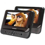 Sylvania SDVD7750 Dual 7-Inch Portable LCD DVD Player - Black
