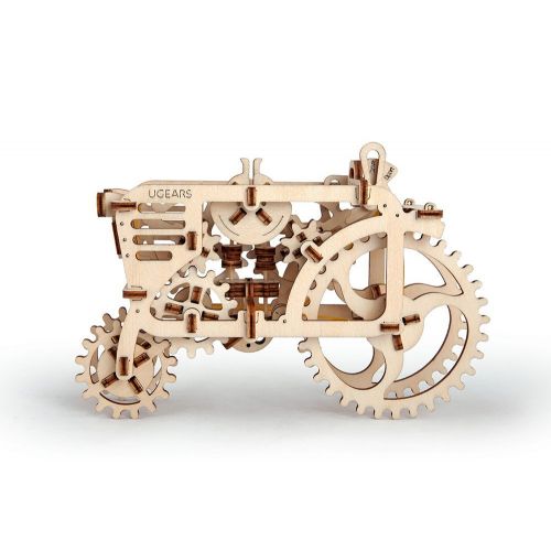  HQ Kites and Designs UGEARS Tractor Mechanical 3D Puzzle Wooden Construction Set Eco Friendly DIY Craft Kit
