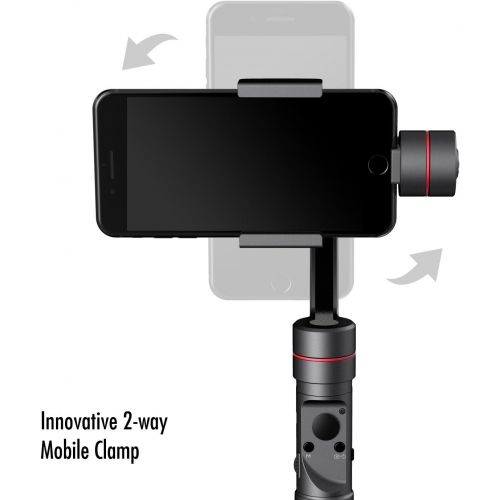 지윤텍 Zhiyun-Tech Smooth-3 Handheld 3-Axis Gimbal Stabilizer for Smartphones (Black)