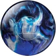 Bowlerstore Products White Dot PRE-DRILLED Bowling Ball- BlueBlackSilver