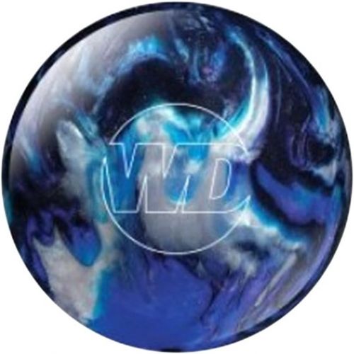 컬럼비아 Bowlerstore Products White Dot PRE-DRILLED Bowling Ball- BlueBlackSilver