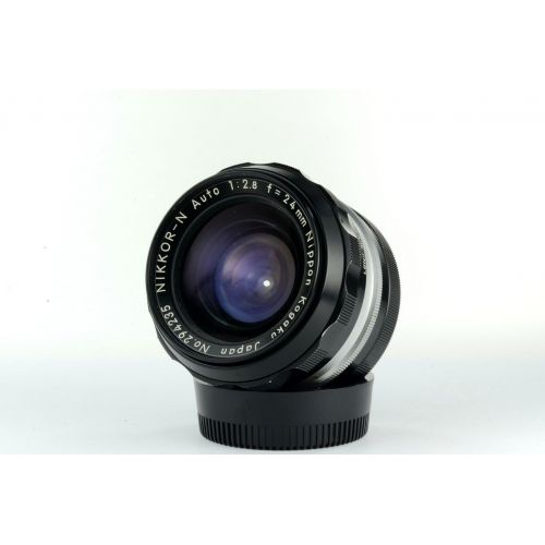  Nikon Nikkor-N Nippon Kogaku 24mm f2.8 manual focus non-AI lens