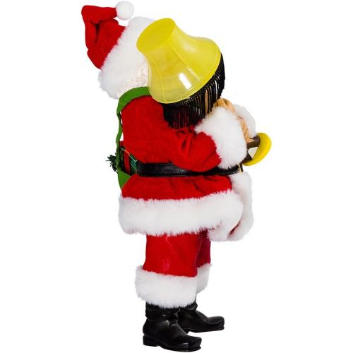 커트애들러 Kurt Adler Leg Lamp Fabriche Santa with Light, 10-Inch