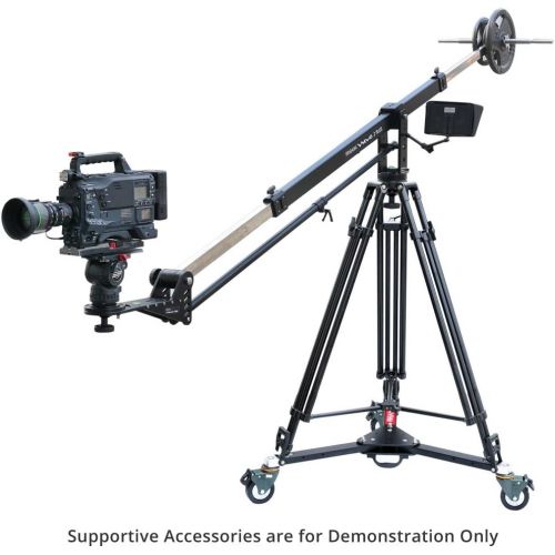 프로 PROAIM Professional Heavy Duty Portable Camera Tripod & jib Crane Floor Dolly for DSLR Video Film Cinema Camcorders (P-PRT-D)