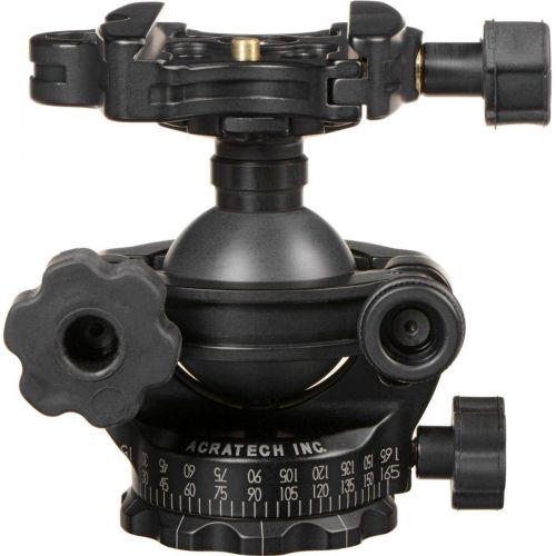  Acratech GPs Ballhead with Gimbal Feature, Panoramic Head, with all Rubber Knobs, Quick Release  Detent Pin and Level, Supports 25 lbs.