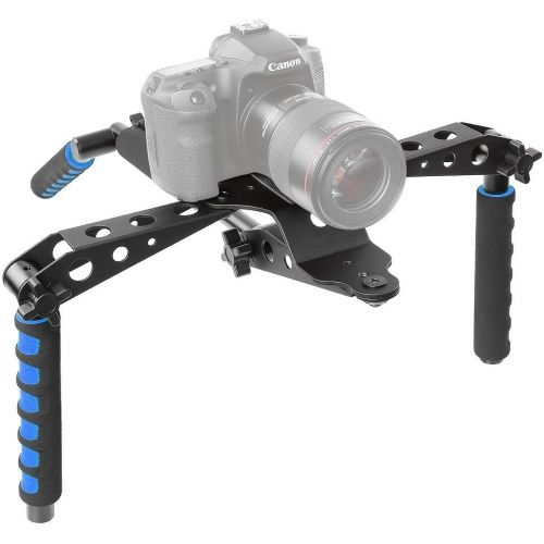  Morros Pro C Shape Support Cage + Top Handle For 15mm Rod Rail Support System DSLR Rig