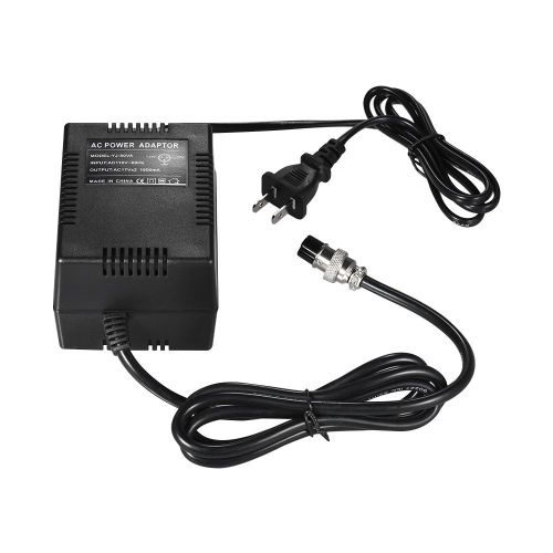  Ammoon ammoon Mixing Console Mixer Power Supply AC Adapter 17V3-Pin Connector 110V Input US Plug for Yamaha MG16/6FX/MG166C/MG166CX and Other 10-Channel or above Mixing Consoles (1500mA)