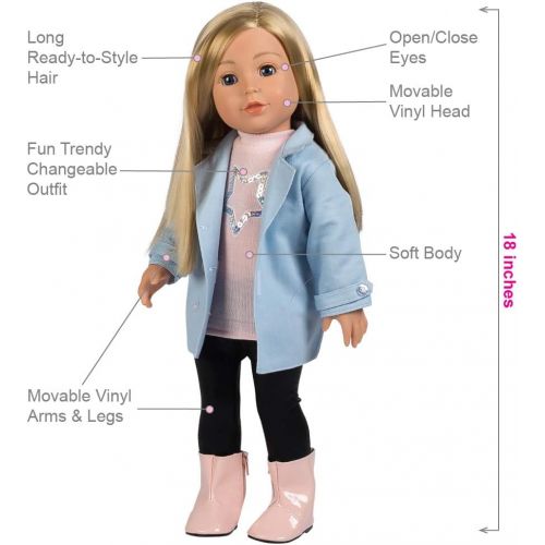 아도라 베이비 Adora Amazing Girls 18-inch Doll, Starlet Harper (Amazon Exclusive)