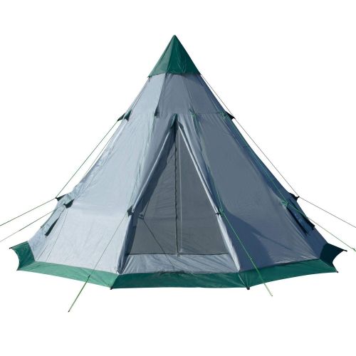  Winterial Teepee Tent, 12 x 12, Pack Weight 15lbs, 6-7 Person, Easy Setup, Family Camping, Tent Camping, Family Tent