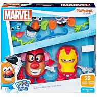 Mr. Potato Head Marvel Spider-Man vs. Iron Man Set by Playskool 32 Pieces
