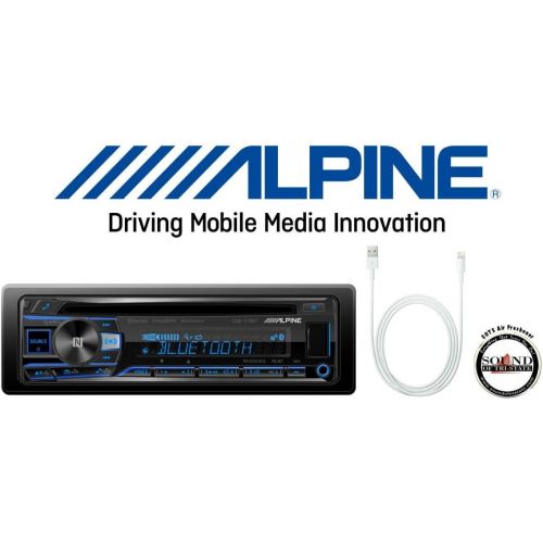  Alpine ALPINE CDE-175BT CD Receiver with built in Bluetooth and Audio Cable