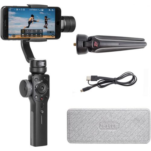  Zhi yun Zhiyun Smooth 4 Smartphone Gimbal Time Lapse Object Tracking 7.4oz Payload 12 Hours Long Runtime Phonego Mode For Instant Scene Transition Smartphone Stabilizer New Smooth-QIII in