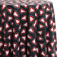 Ultimate Textile Blondie Dark 96-Inch Round Patterned Tablecloth