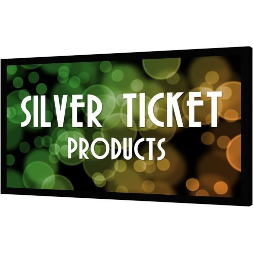  Visit the Silver Ticket Products Store STR-169110 Silver Ticket 4K Ultra HD Ready Cinema Format (6 Piece Fixed Frame) Projector Screen (16:9, 110, White Material)