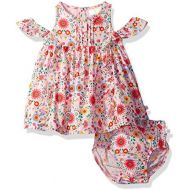 Rosie Pope Baby Girls 2 Piece Set with Headband and Matching Diaper Cover, Floral, 18M