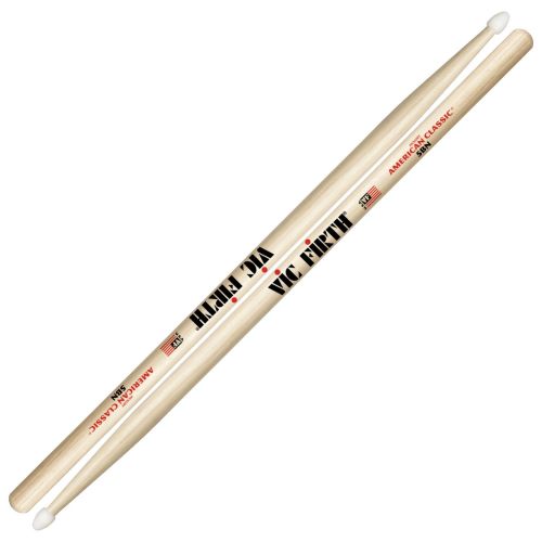  12 Pairs of Vic Firth 5BN American Classic Nylon Tip Drum Sticks