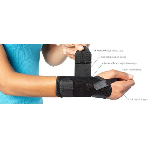  BioSkin DP2 6-inch Wrist Brace  Hypoallergenic Support for Carpal Tunnel, Tendonitis, and Arthritis Pain