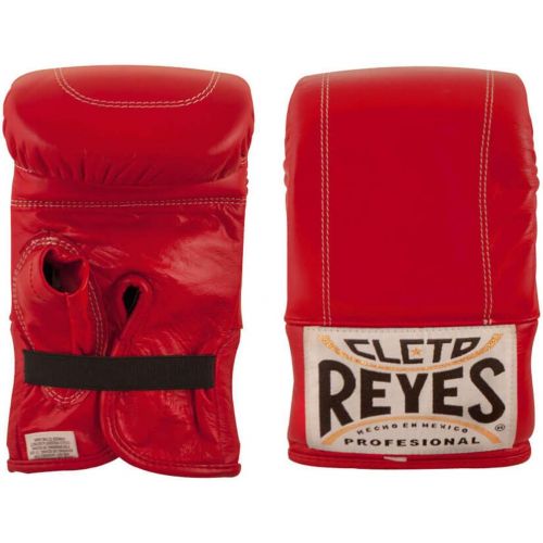  Cleto Reyes Leather Boxing Bag Gloves - Red