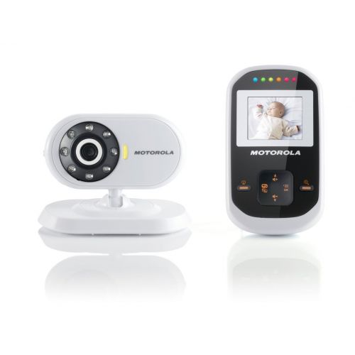 모토로라 Motorola MBP18 Digital Wireless Video Baby Monitor with 1.8-Inch Color LCD Screen, 2.4 GHz FHSS, and...