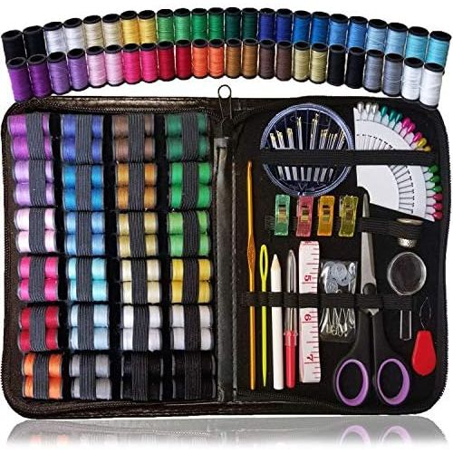  ARTIKA Sewing KIT, Over 110 Quality Sewing Supplies, XL Sewing kit for DIY, Beginners, Emergency, Kids, Summer Campers, Travel and Home