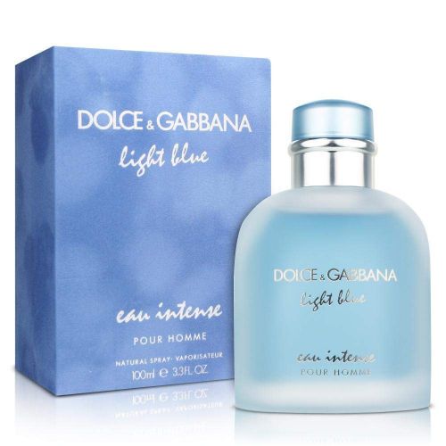 라코스테 Dolce & Gabbana Light Blue Intense for Men Eau De Parfum Spray, 3.3 Ounce