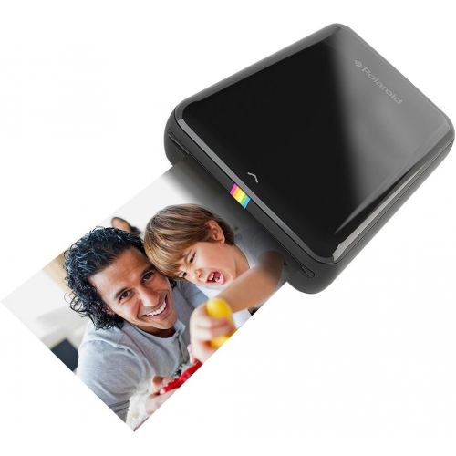 폴라로이드 Polaroid ZIP Mobile Printer Gift Bundle + ZINK Paper (30 Sheets) + Snap Themed Scrapbook + Pouch + 6 Edged Scissors + 100 Sticker Border Frames + Color Gel Pens + Hanging Frames +