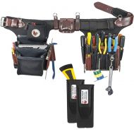 Occidental Leather 9596 Adjust-to-Fit Pro Electrician Tool Belt Set Bundle w/ (2) Pack 2003 Oxy Tool Shield (3 Pieces)
