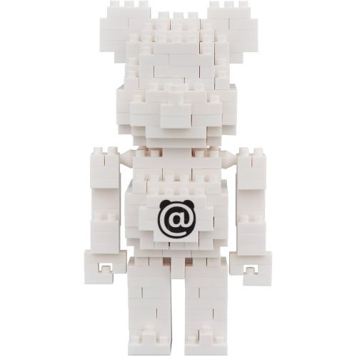 메디콤 Medicom Bearbrick x Nanoblock 100% Bearbrick Toy Figure and Building Set