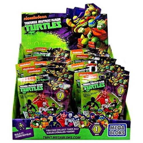 메가블럭 Mega Bloks Teenage Mutant Ninja Turtles TMNT Series 1 Mystery Box(Assorted Series)