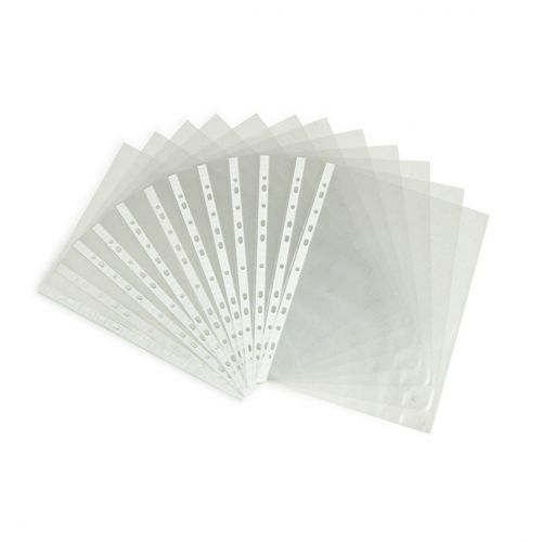  TYH Supplies 200-Pack Economy 11 Hole Clear Sheet Protectors 8-1/2 x 11 Inch Non Vinyl Acid Free