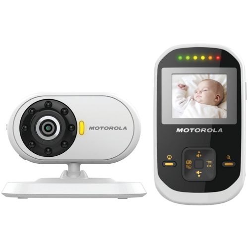모토로라 Motorola MBP18 Digital Wireless Video Baby Monitor with 1.8-Inch Color LCD Screen, 2.4 GHz FHSS, and Infrared Night Vision (Discontinued by Manufacturer)