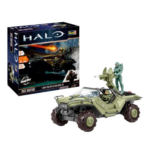  Revell 00060 - Halo Build and Play UNSC Warthog with Lights & Sounds