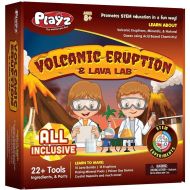 [아마존핫딜][아마존 핫딜] Playz Volcanic Eruption & Lava Lab Science Experiments Kit - 22+ Tools to Make Lava Bombs, Volcano Eruptions, Fizzing Mineral Pools, Fake Poison Gas, & Crystal Deposits for Boys, G