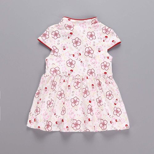  LittleNaNa-Cloth-childrenscostume Summer Dresses Baby Girls Kids Flowers Cheongsam Floral Princess Dresses