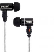 Fostex USA Fostex TE05BK in-Ear Stereo Headphones with Detachable Cable and Microphone, Black, (AMS-TE-05BK)